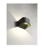 Ansell LED Wandlamp Gila Grafiet 11W 512lm - 830 Warm Wit | IP55
