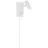 Nordlux LED Wandlamp Omar Wit 3.2W 320lm 41D - 827 Zeer Warm Wit | Dimbaar - Kantelbaar