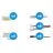 Noxion LED Strip Naga - Verbindingsstuk Enkel Kleur 8mm - Medium 30stuks