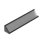 Topmet LED Profiel CABI12 E slide - 1m - Complete set - Zwart